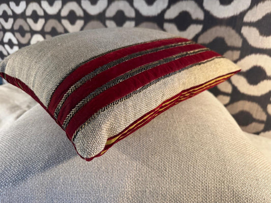 Exclusive roam. Global Treasures cushions made from discontinued fabrics