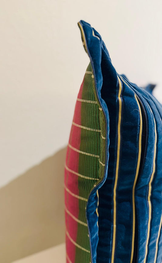 roam. Global Treasures custom cushion | Rubelli fabrics