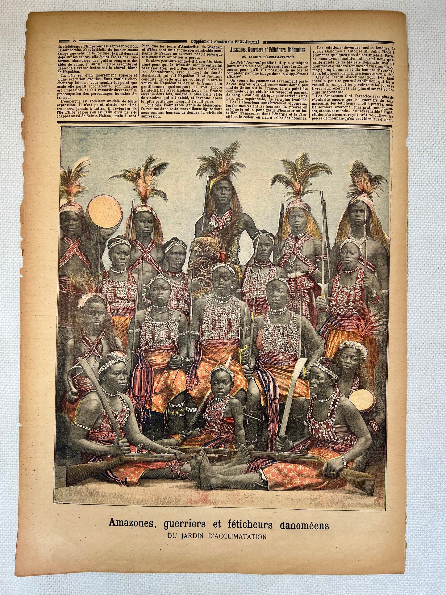 Antique French Newspaper - Le Petit Journal | roam. Global Treasures