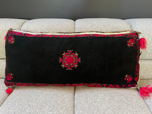 Vintage Hand-embroidered Swat Valley Cushion | roam. Global Treasures