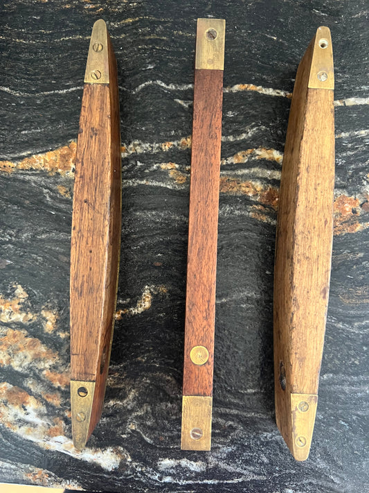 Vintage Timber & Brass Spirit Levels | roam. Global Treasures