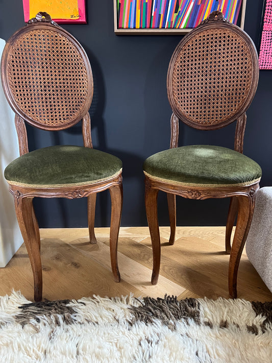 French Louis XVI Style Dining Chairs | roam. Global Treasures