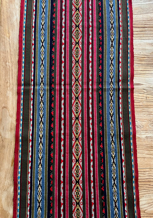 Handwoven Peruvian table runner | roam. Global Treasures