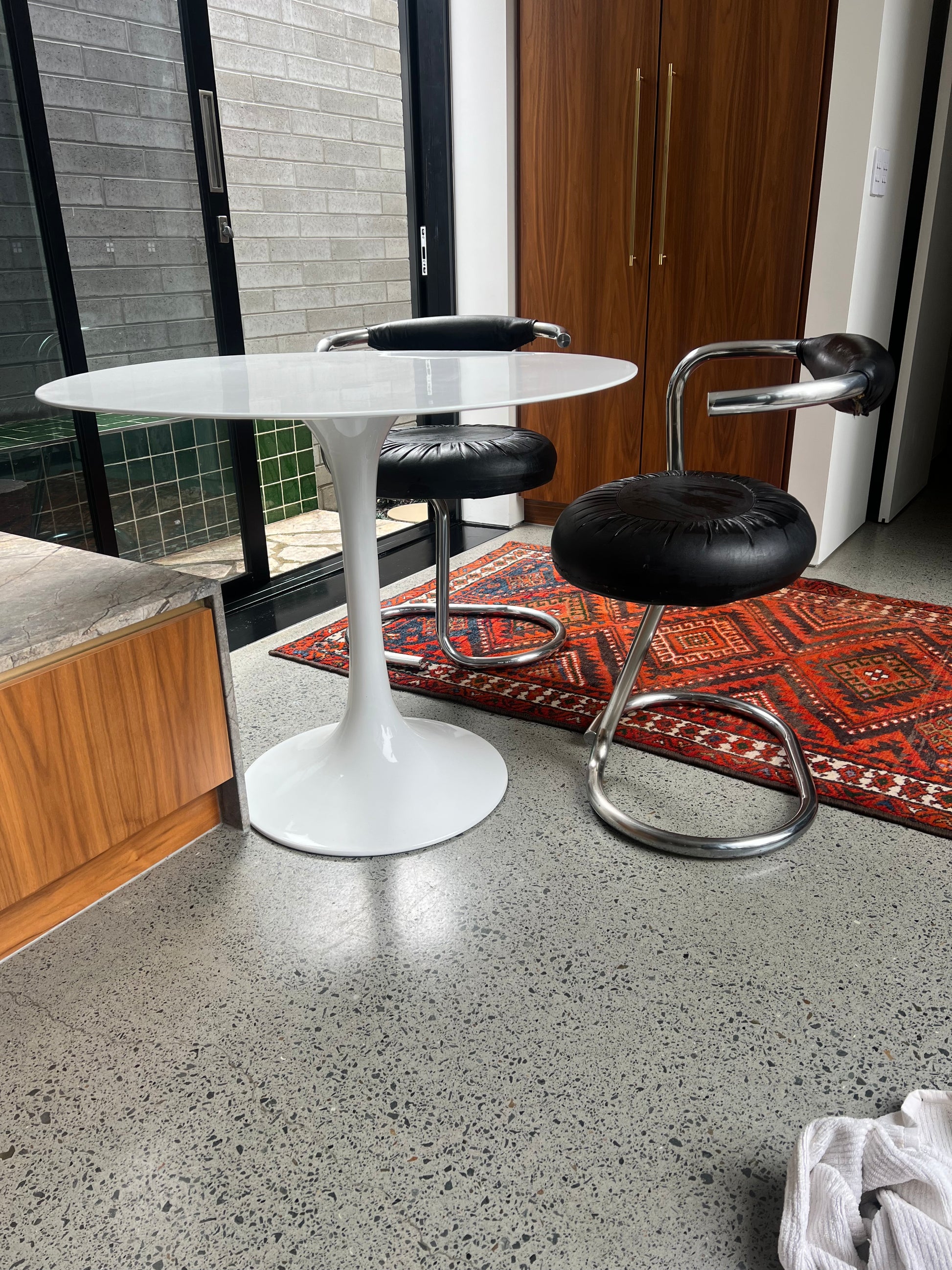 1970’s Cobra Metal & Leather Chairs | roam. Global Treasures