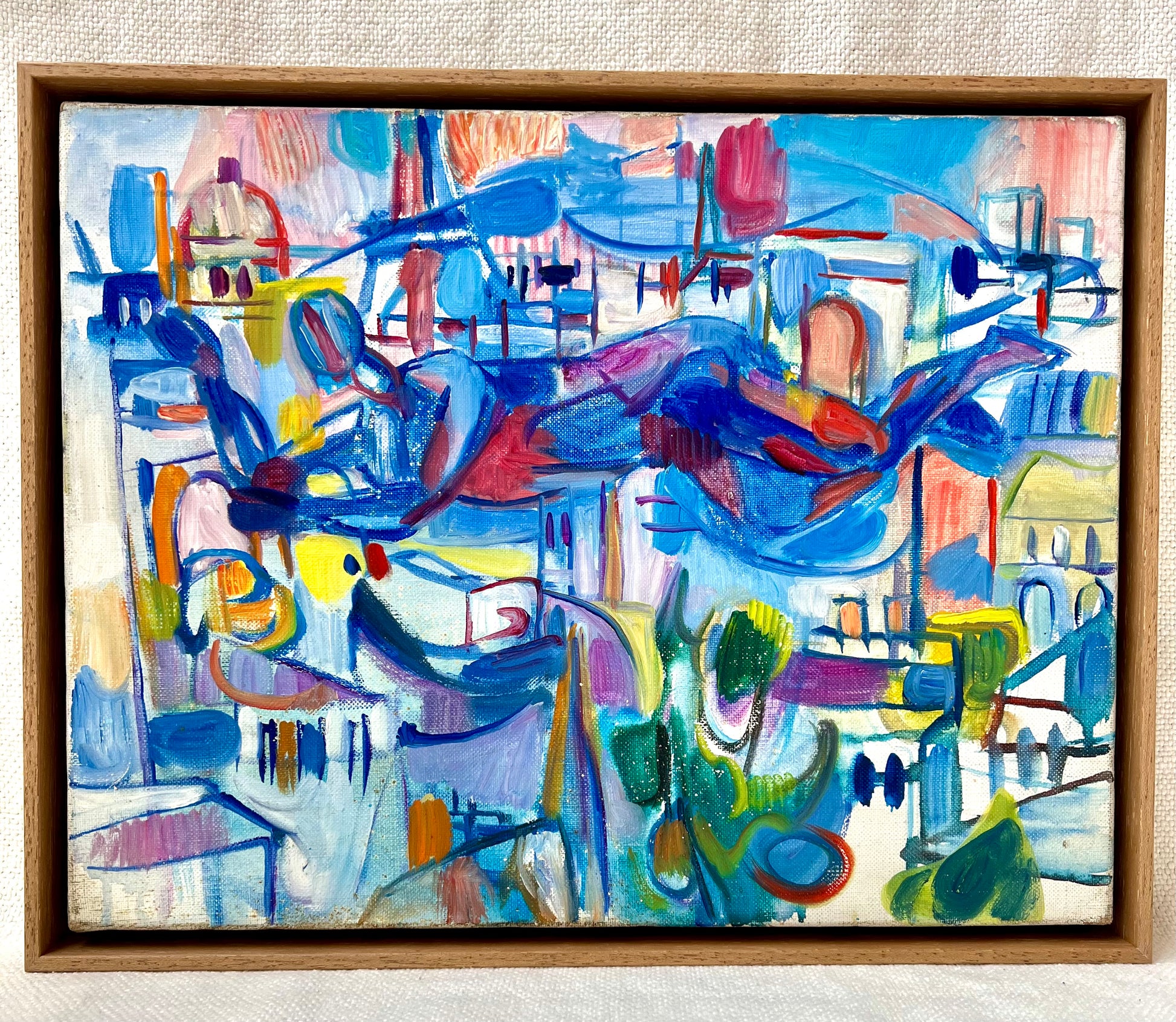 Cubist/abstract expressionism oil painting | roam. Global Treasures 