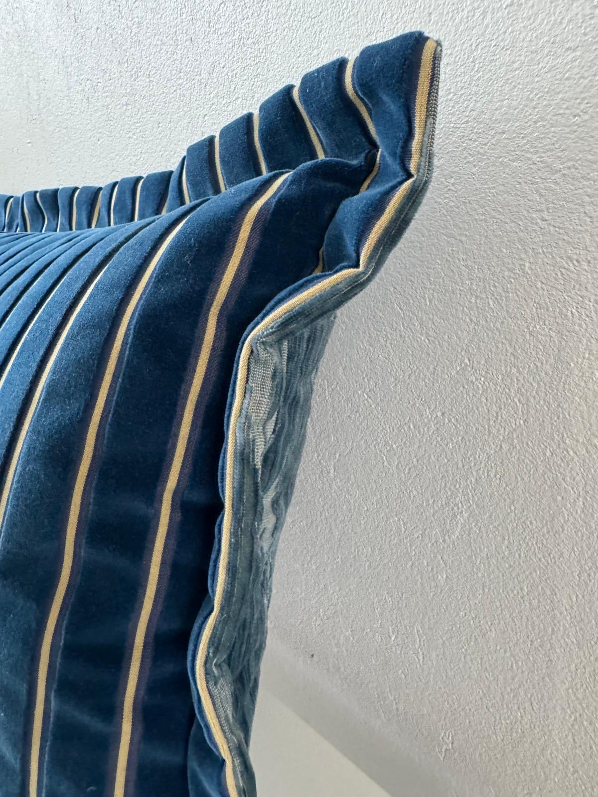roam. Global Treasures custom cushions | Rubelli velvet fabric