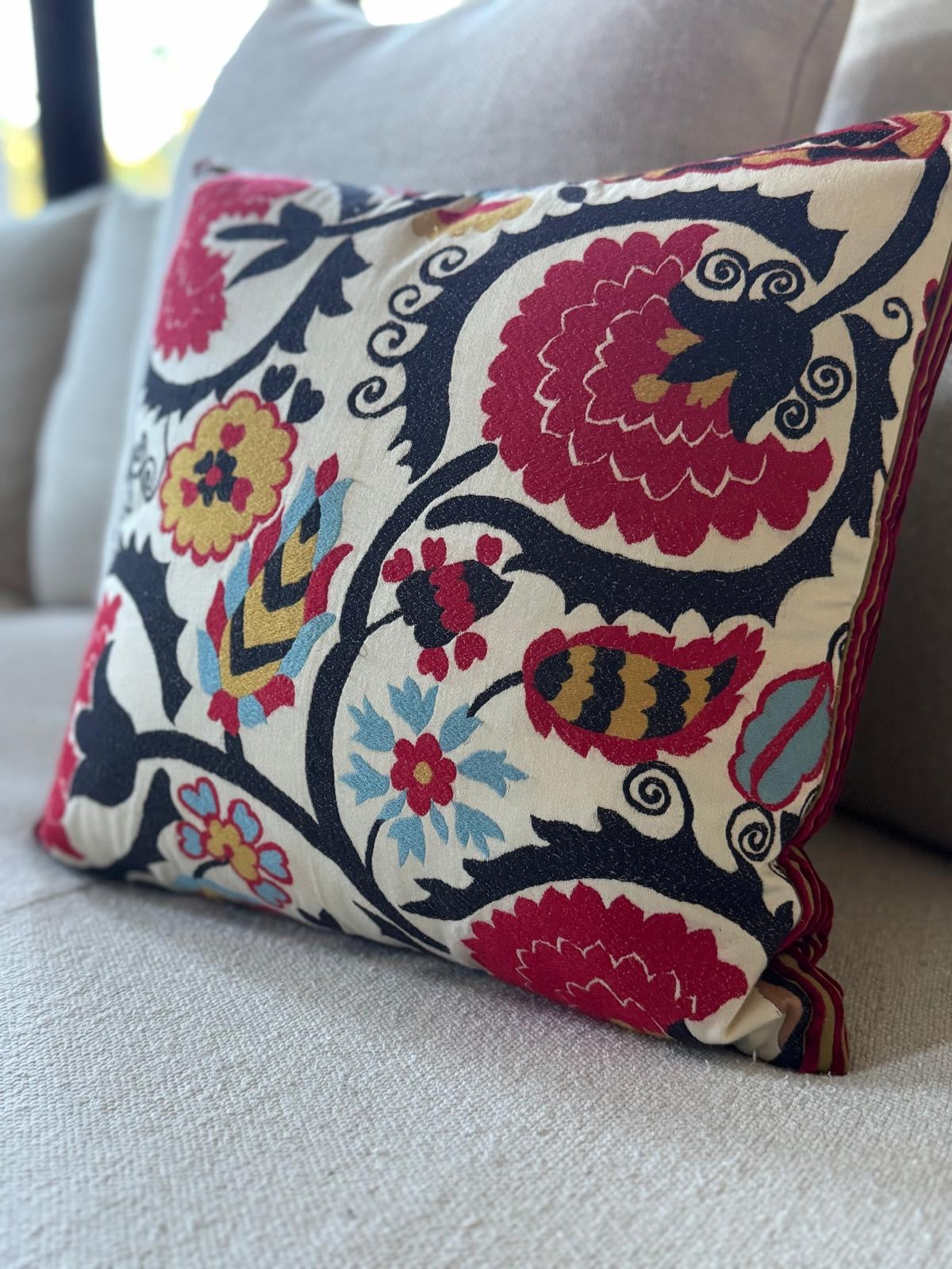 roam. Global Treasures custom cushions | Byzantine art textile