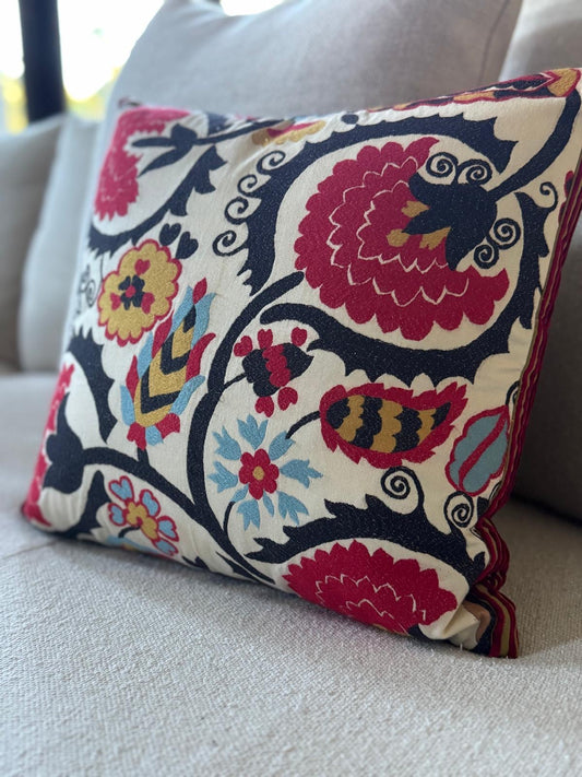 roam. Global Treasures custom cushions | Byzantine art textile