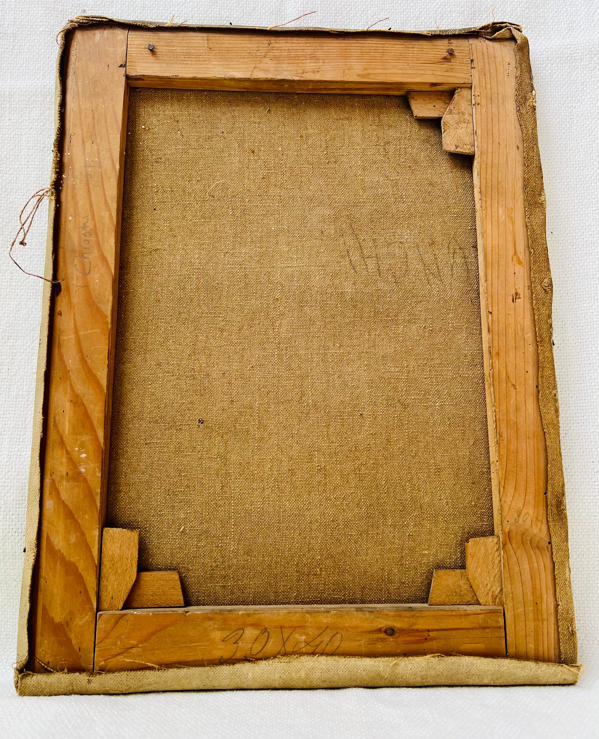 Antique Oil Portrait of Elderly Gentleman | roam. Global Treasures 