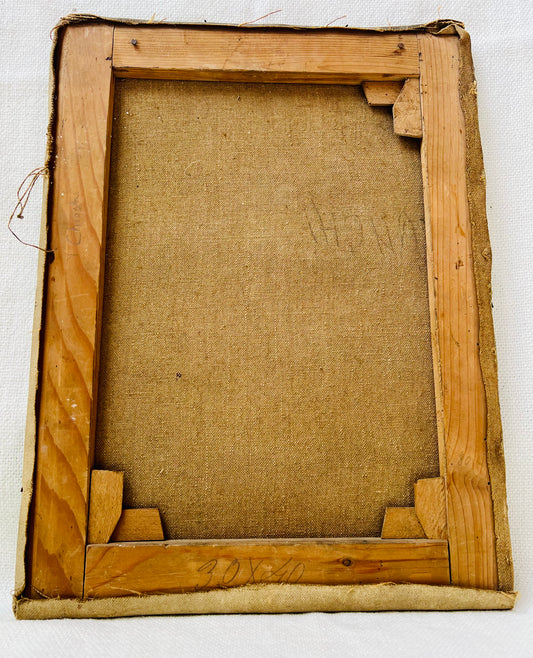 Antique Oil Portrait of Elderly Gentleman | roam. Global Treasures 