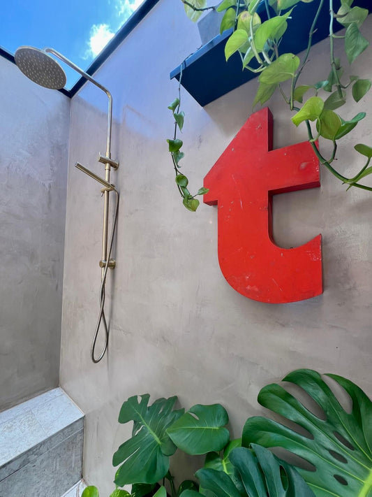 Metal Letter 'T' from Vintage Signage Display