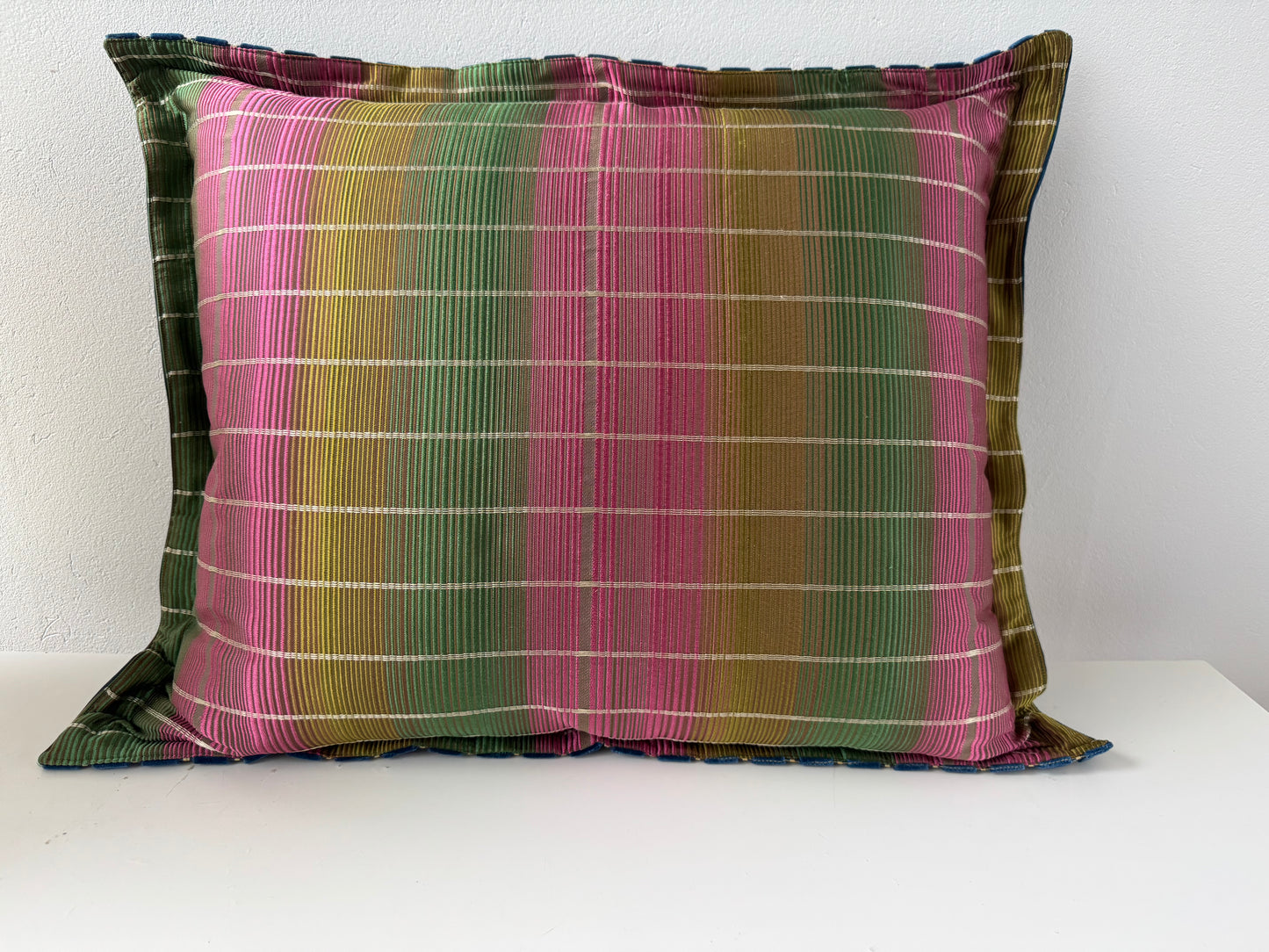 roam. Global Treasures custom cushion | Rubelli fabrics