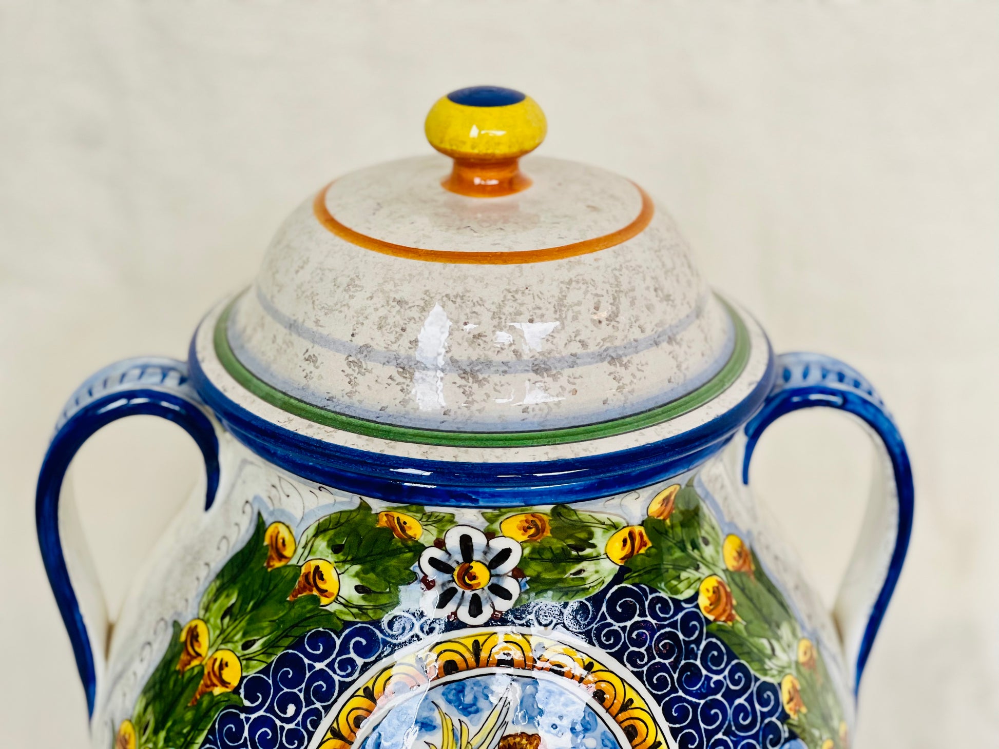 Italian Olive Preserving Jar, Deruta | roam. Global Treasures