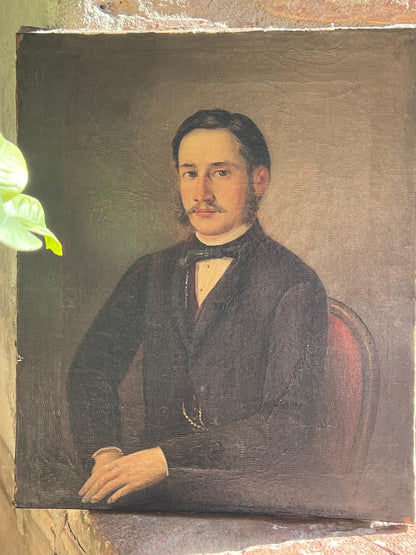 19th Century French Oil Portrait of distinguished gentleman | roam. Global Treasures
