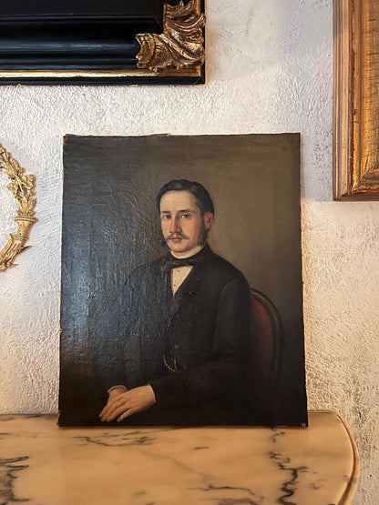 19th Century French Oil Portrait of distinguished gentleman | roam. Global Treasures