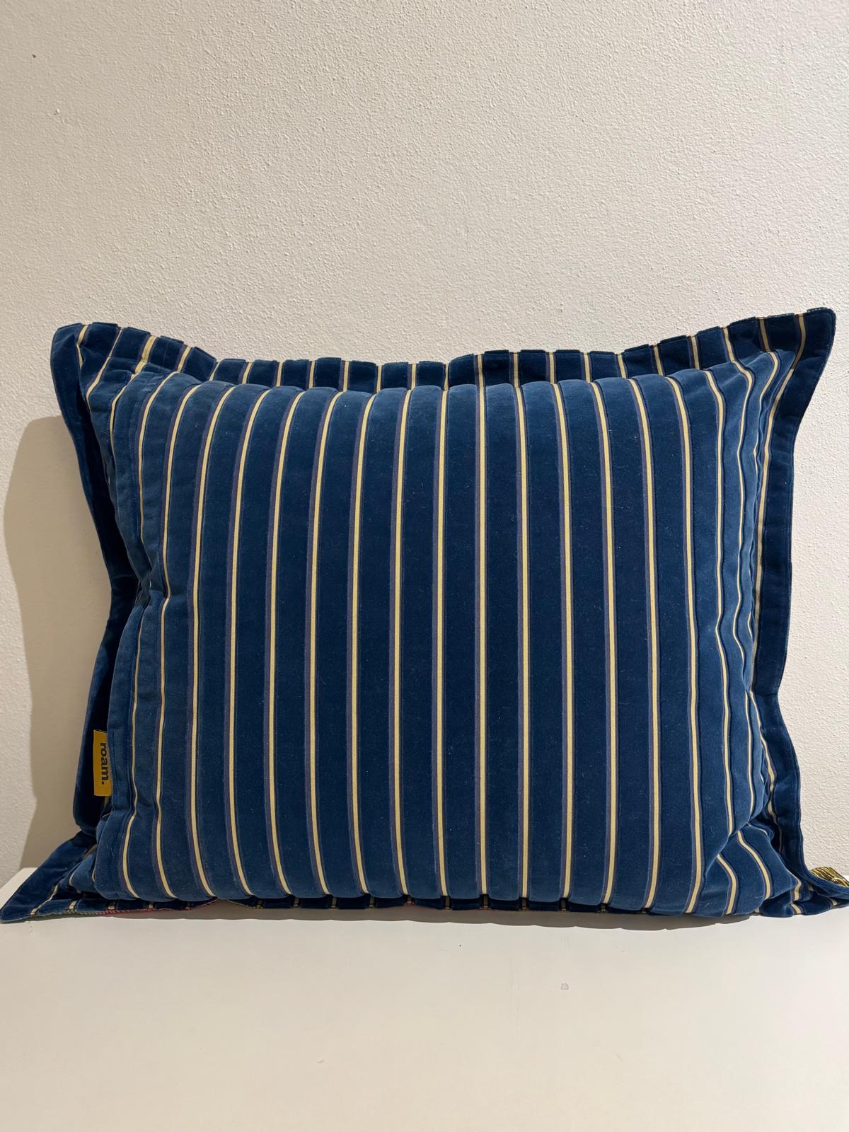 roam. Global Treasures custom cushion | Rubelli fabrics