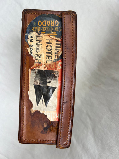 Small Grand Tour of Europe Leather Suitcase | roam. Global Treasures