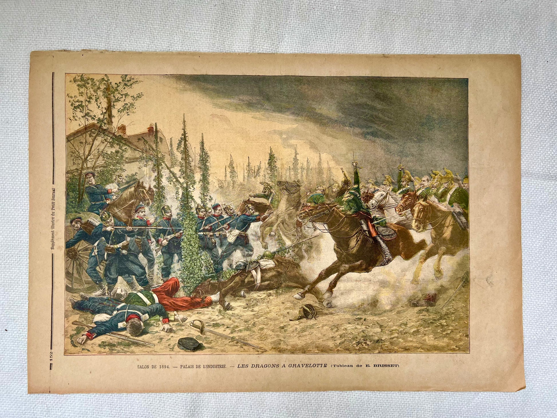 Antique French Newspaper - Le Petit Journal | roam. Global Treasures