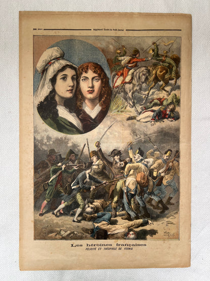 Antique French Newspaper - Le Petit Journal | roam. Global Treasures