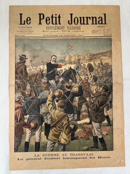 Antique French Newspaper - Le Petit Journal | roam. Global Treasures