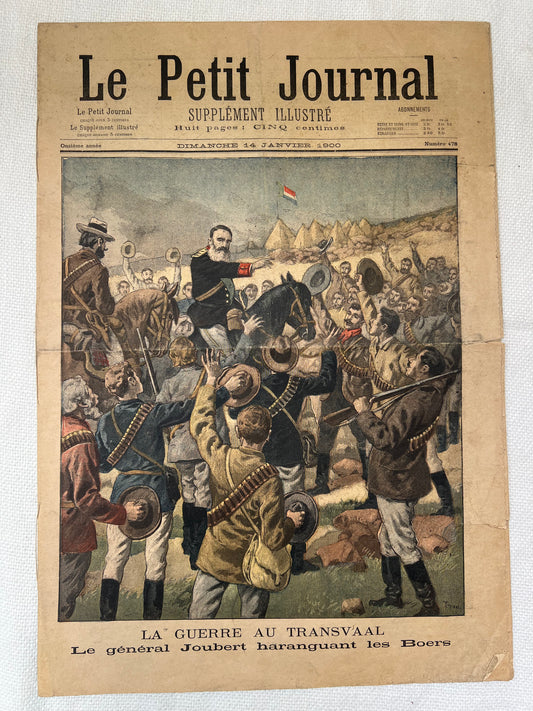 Antique French Newspaper - Le Petit Journal | roam. Global Treasures