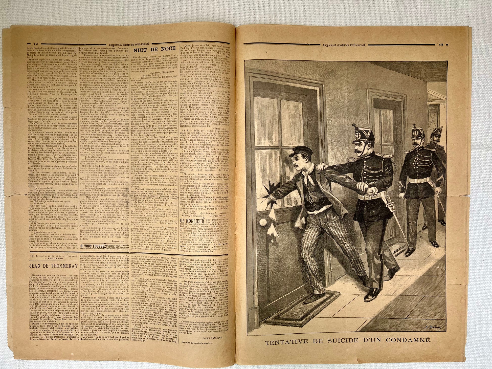 Antique French Newspaper - Le Petit Journal | roam. Global Treasures