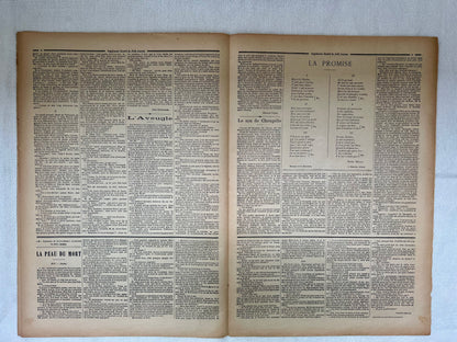 Antique French Newspaper - Le Petit Journal | roam. Global Treasures