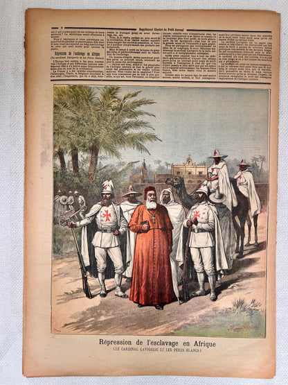 Antique French Newspaper - Le Petit Journal | roam. Global Treasures