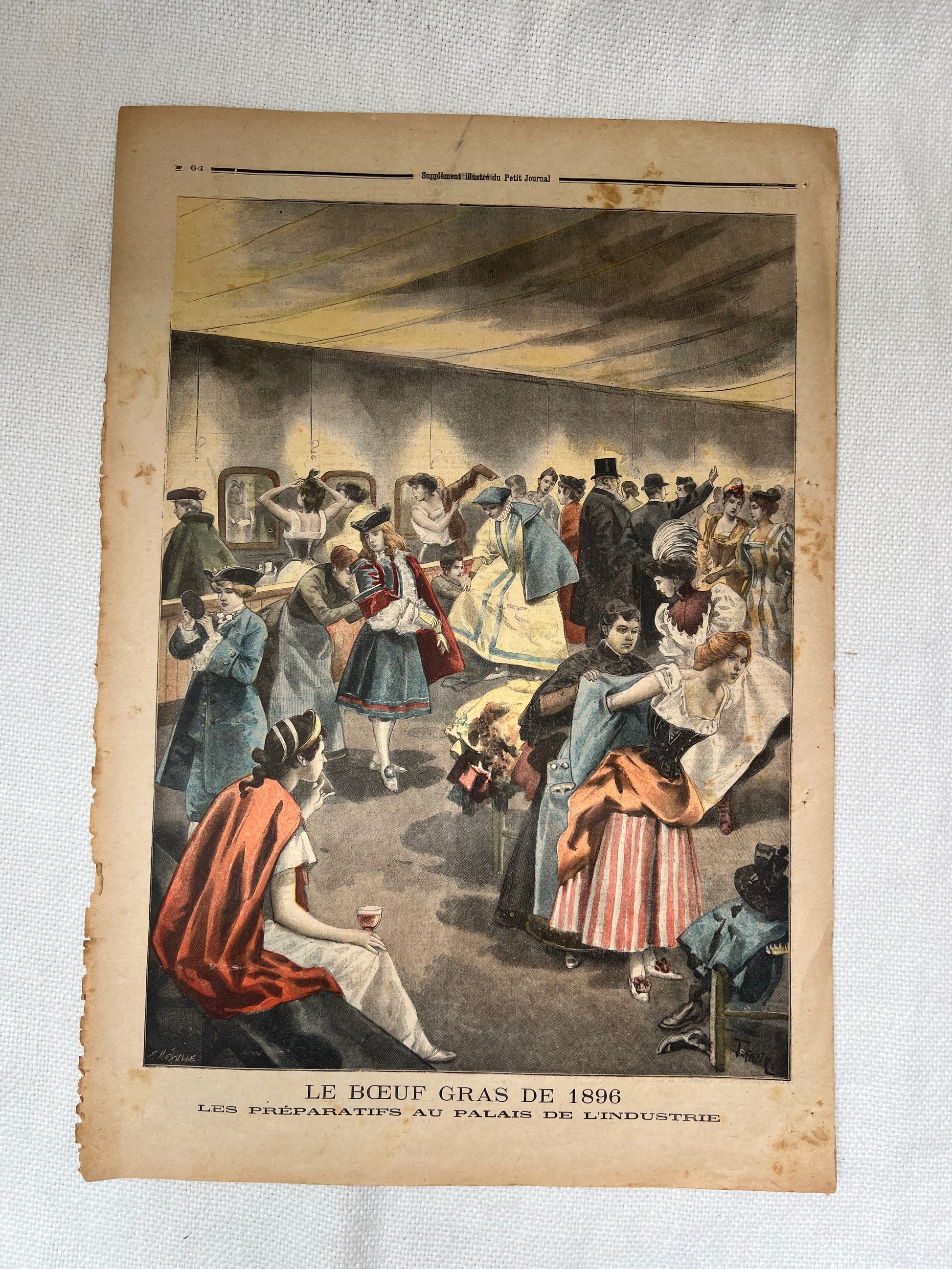 Antique French Newspaper - Le Petit Journal | roam. Global Treasures