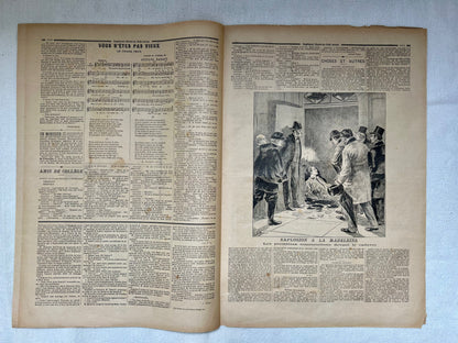 Antique French Newspaper - Le Petit Journal | roam. Global Treasures