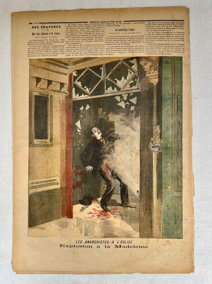 Antique French Newspaper - Le Petit Journal | roam. Global Treasures