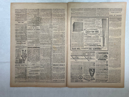 Antique French Newspaper - Le Petit Journal | roam. Global Treasures