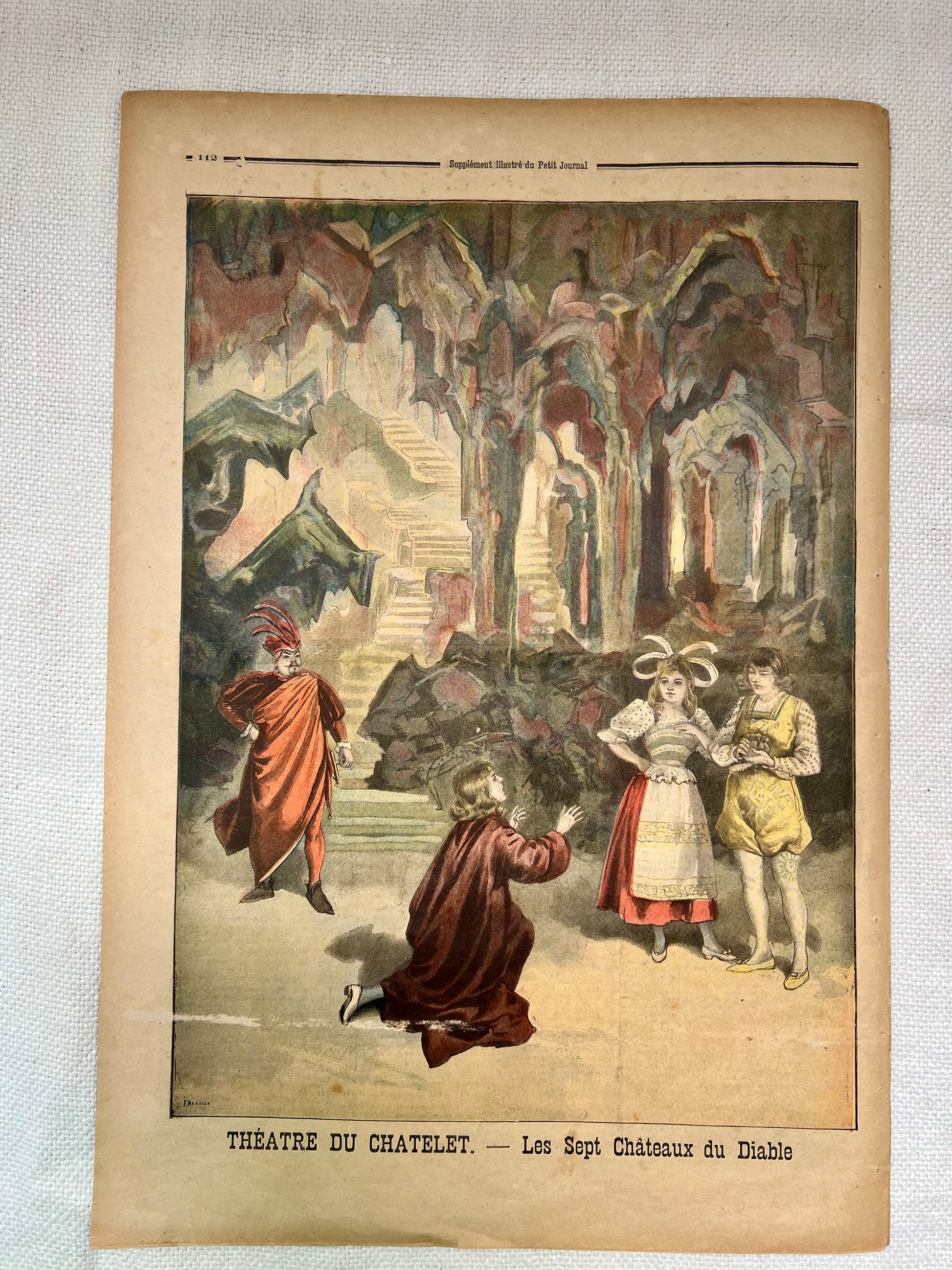 Antique French Newspaper - Le Petit Journal | roam. Global Treasures