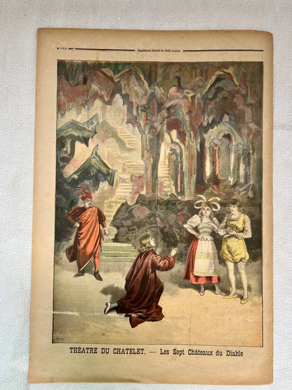 Antique French Newspaper - Le Petit Journal | roam. Global Treasures