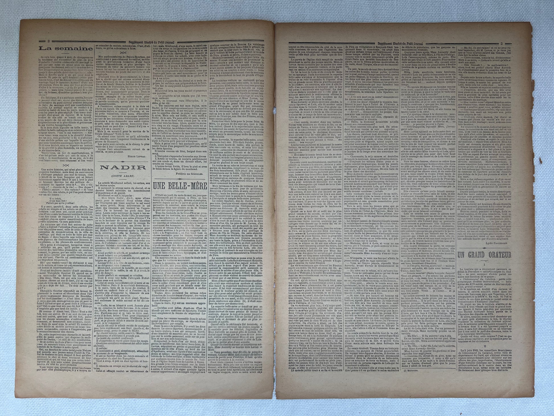 Antique French Newspaper - Le Petit Journal | roam. Global Treasures