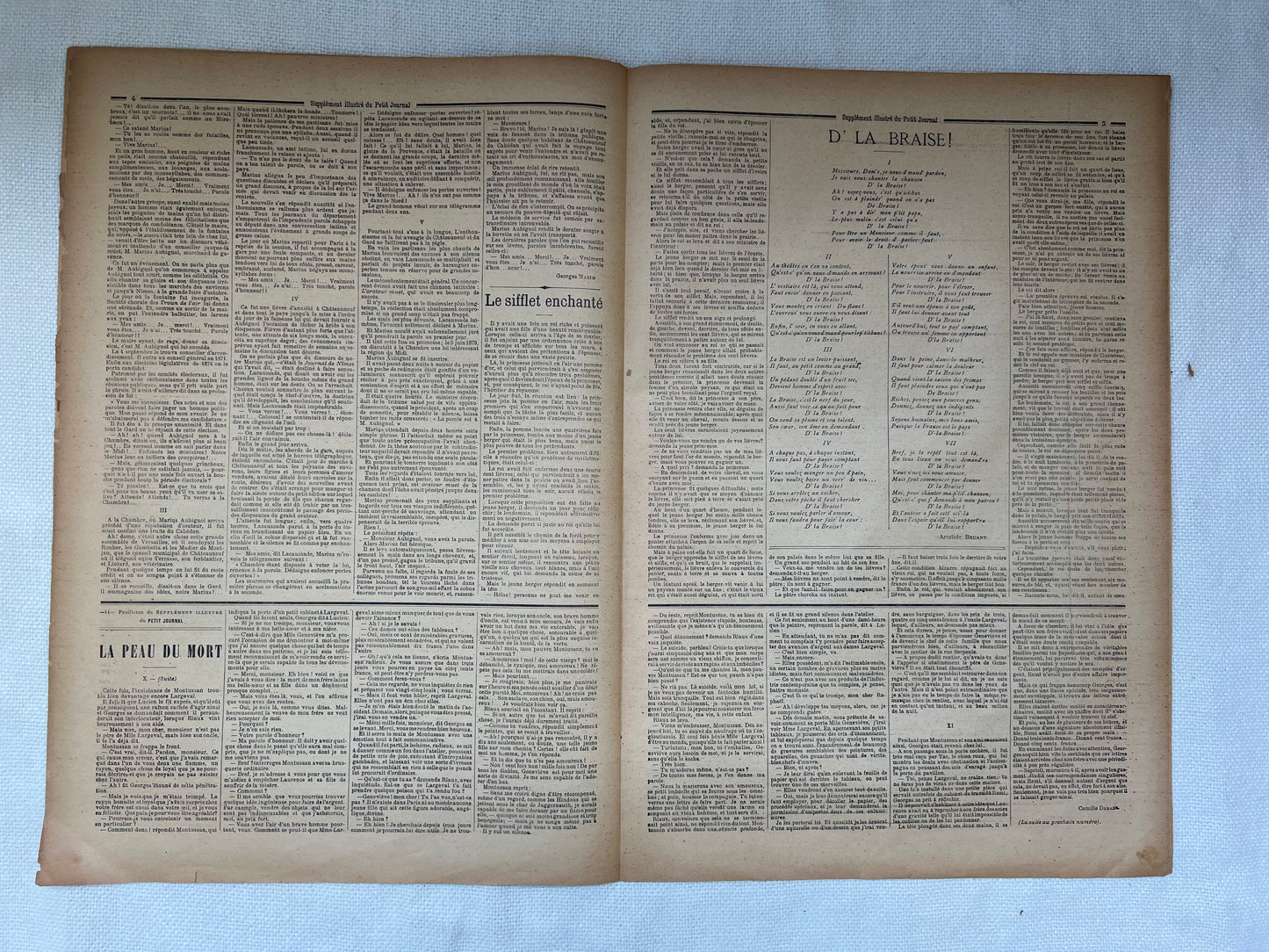 Antique French Newspaper - Le Petit Journal | roam. Global Treasures