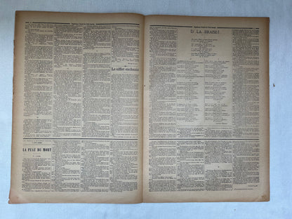 Antique French Newspaper - Le Petit Journal | roam. Global Treasures
