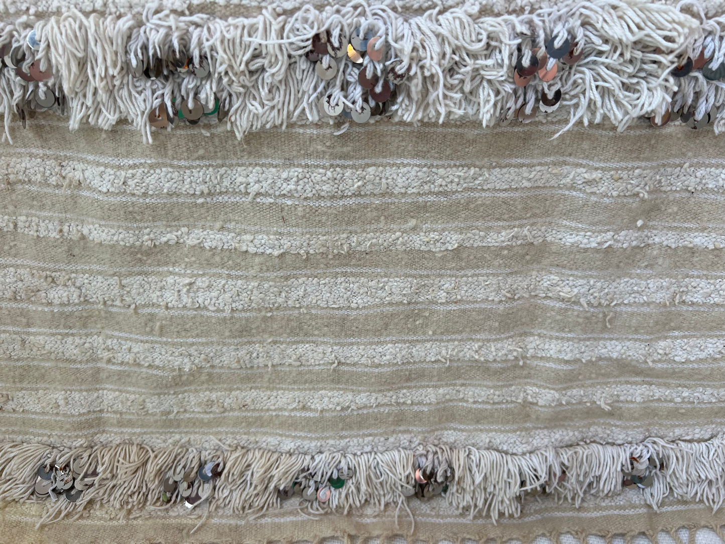 Vintage handwoven Moroccan Wedding Blanket | roam. Global Treasures