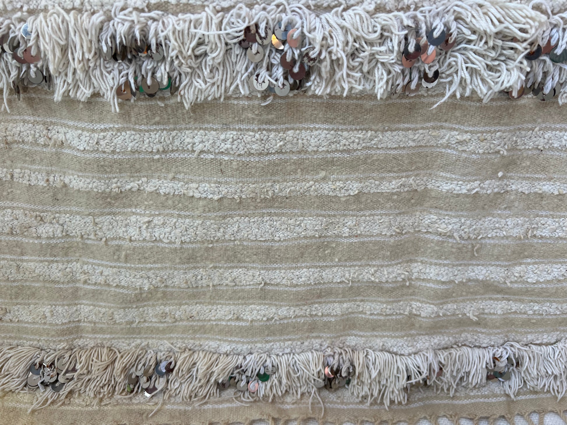 Vintage handwoven Moroccan Wedding Blanket | roam. Global Treasures