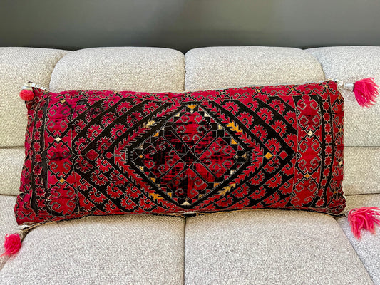 Vintage Hand-embroidered Swat Valley Cushion | roam. Global Treasures