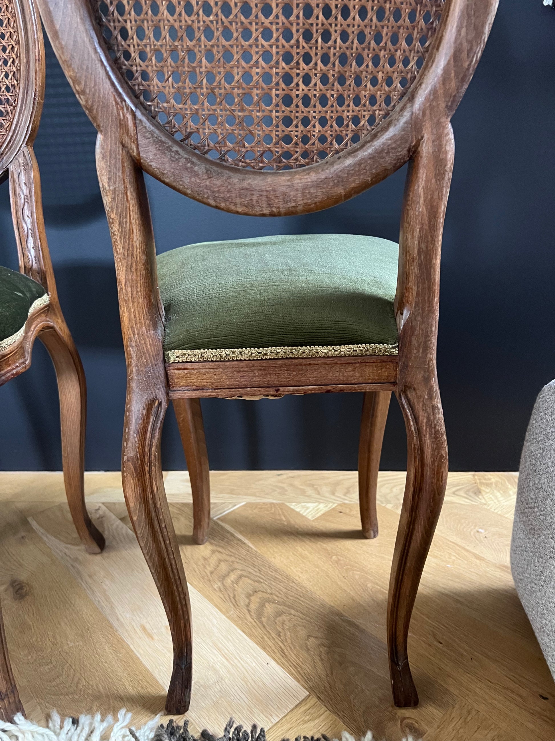 French Louis XVI Style Dining Chairs | roam. Global Treasures