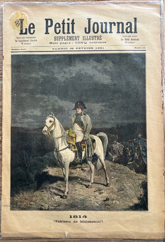 Antique French Newspaper - Le Petit Journal | roam. Global Treasures