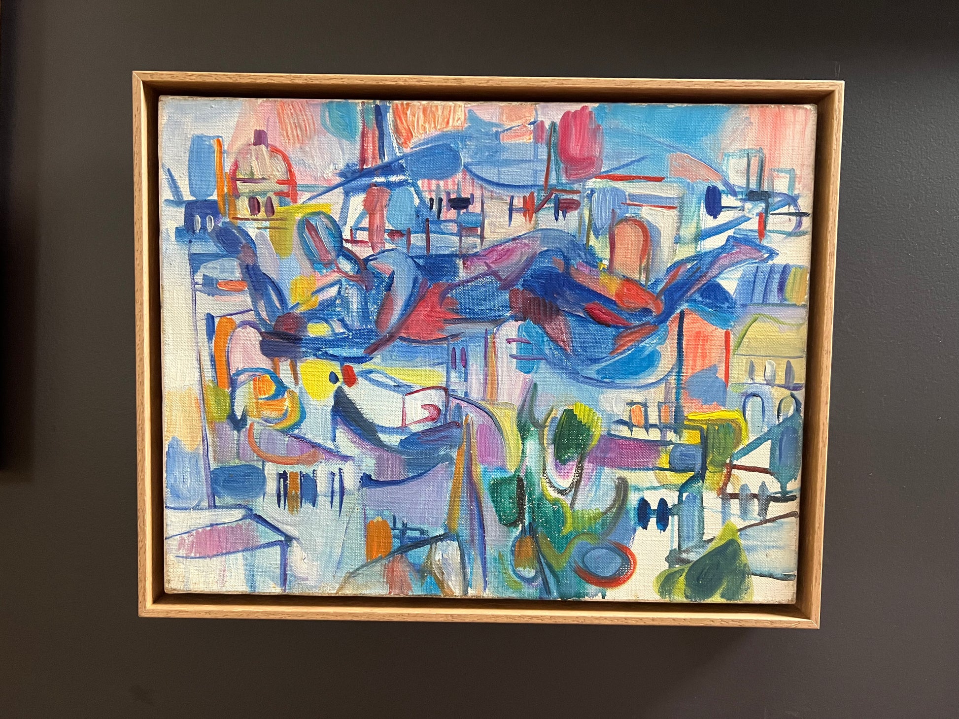 Cubist/abstract expressionism oil painting | roam. Global Treasures 