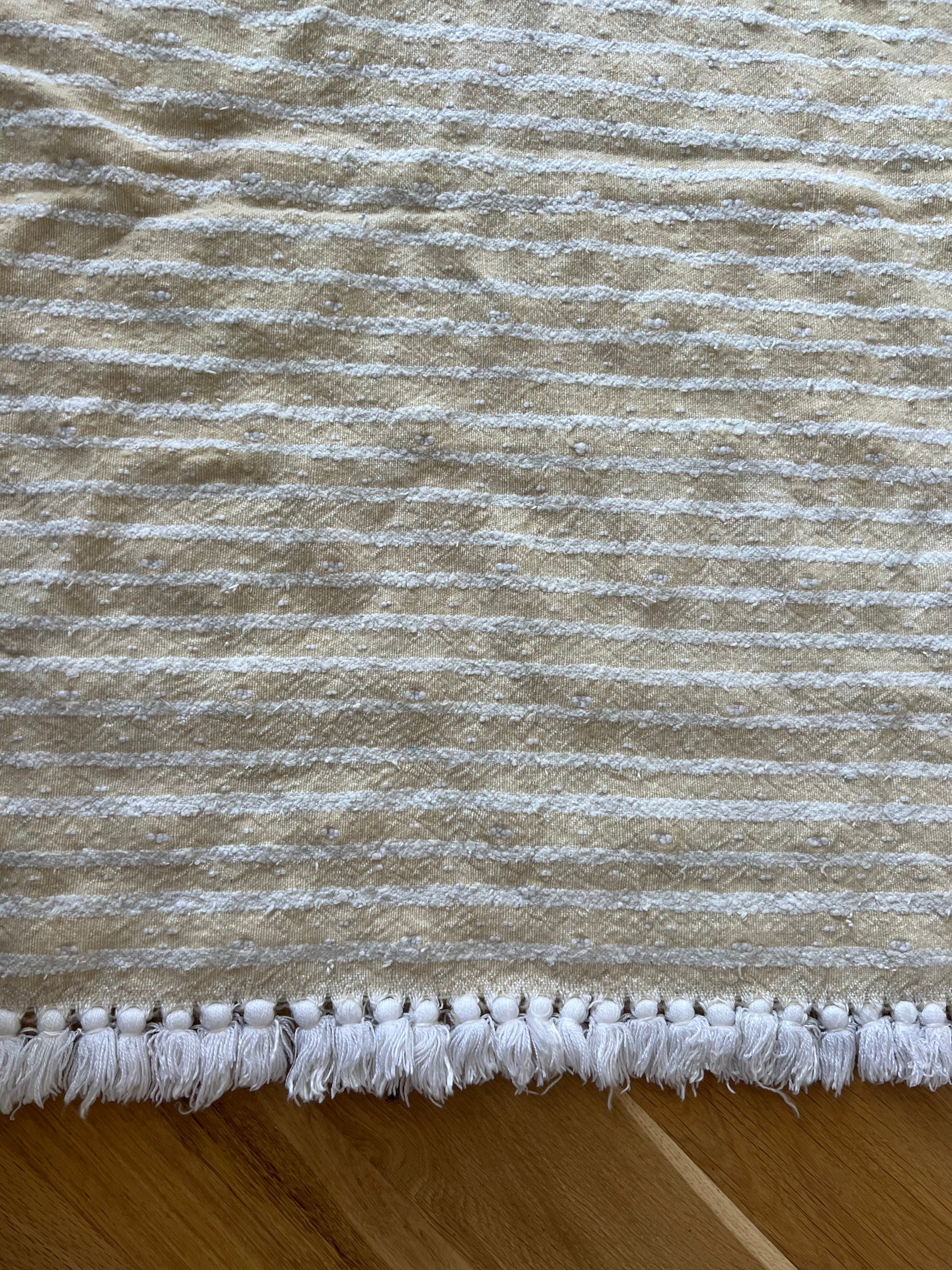 Vintage handwoven Moroccan Wedding Blanket | roam. Global Treasures