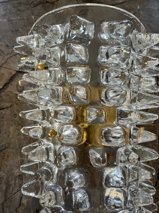Vintage Original Murano Restrato Glass Sconce (sold separately)