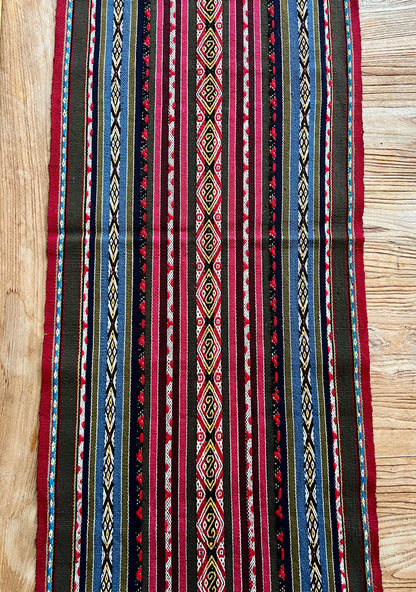 Handwoven Peruvian table runner | roam. Global Treasures