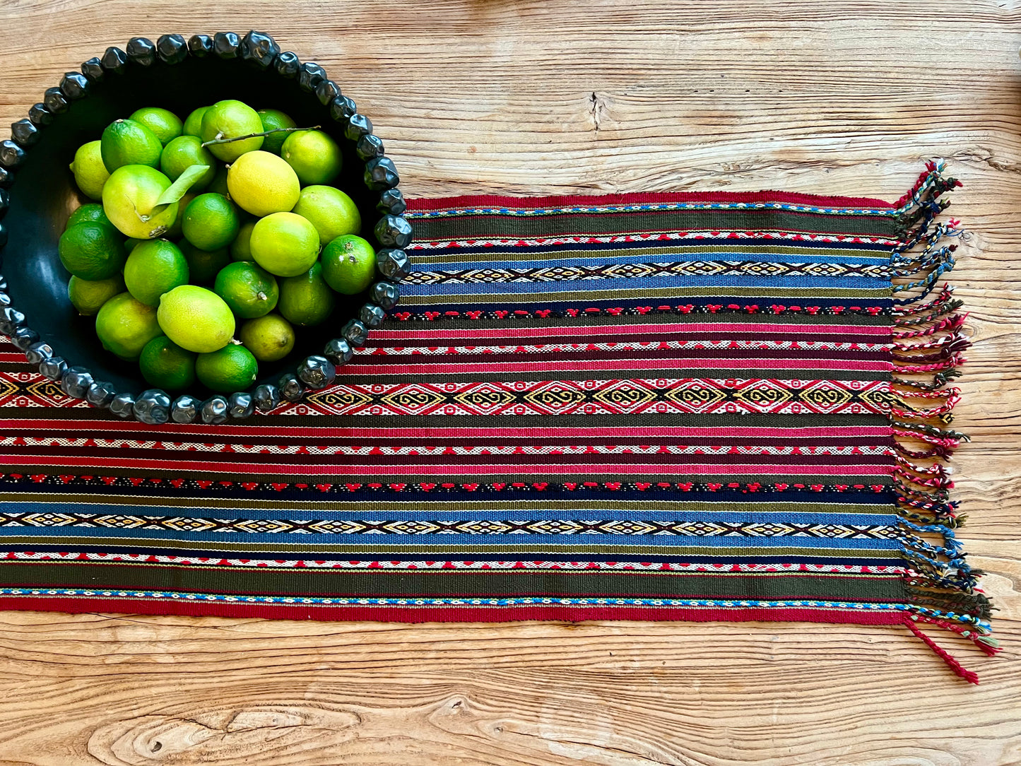 Handwoven Peruvian table runner | roam. Global Treasures