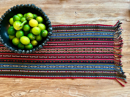 Handwoven Peruvian table runner | roam. Global Treasures