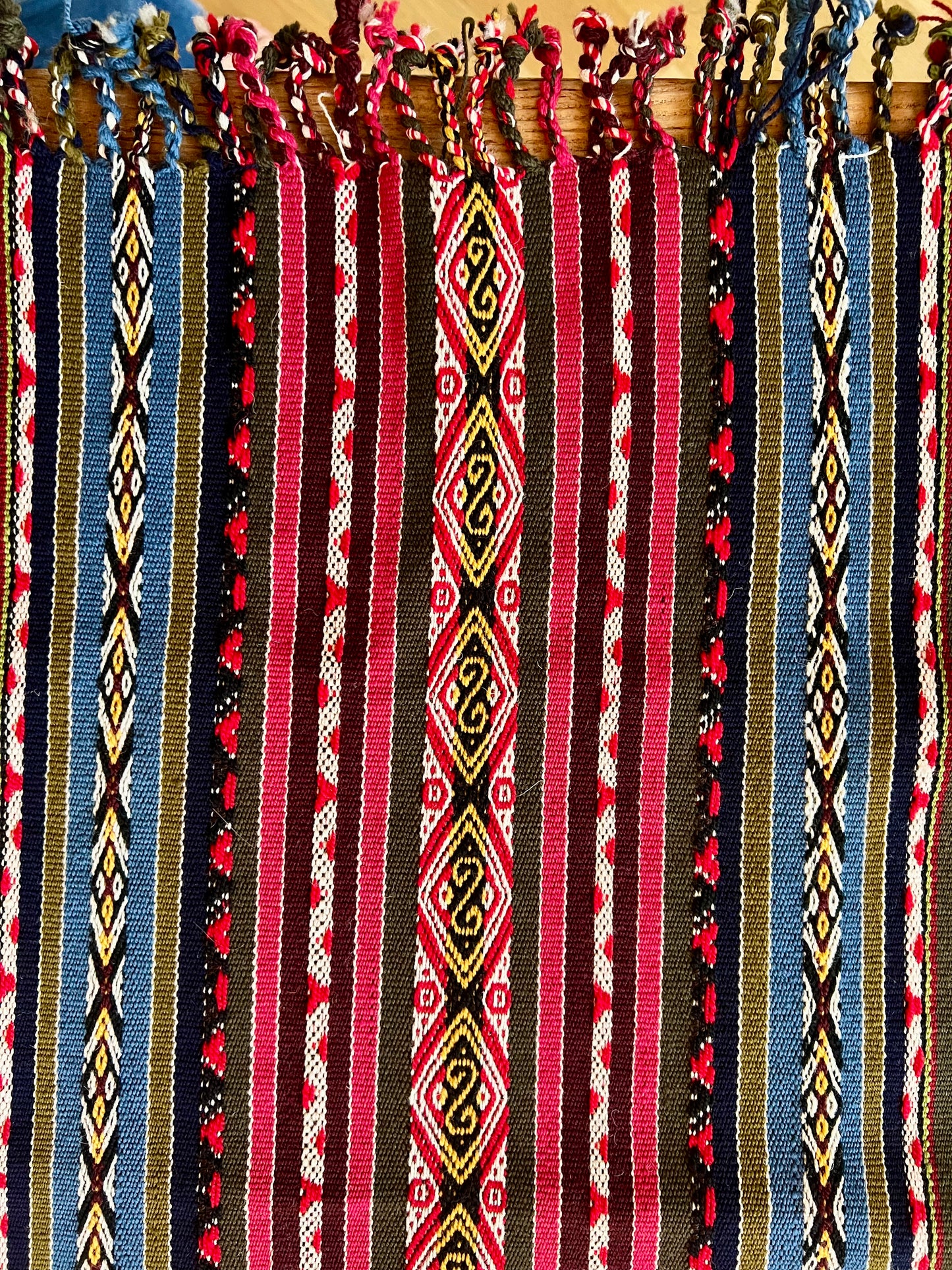 Handwoven Peruvian table runner | roam. Global Treasures